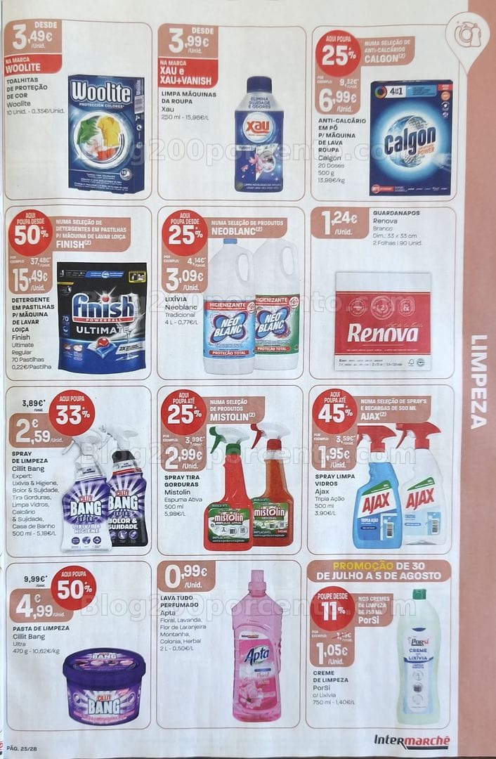 Antevisão Folheto INTERMARCHÉ Contact Promoções de 30 julho a 5 agosto